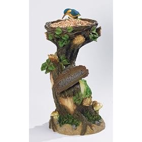 Bird Feeder with Solar Lamp