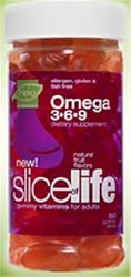 Slice of Life Omega 3-6-9, 60-Count Gummy Slices