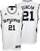 Search : Tim Duncan San Antonio Spurs White Youth Replica Adidas NBA Jersey