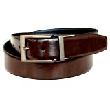 Dockers Men's 32mm Feather Edge Reversible Belt,Brown/Black,34
