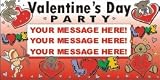 VALENTINES DAY PARTY - CUSTOM BANNER (Variety of Sizes)