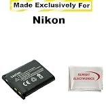 Extended Life Replacement Battery Pack For The Nikon EN-EL10 1000MAH! For The Nikon Coolpix S200 S210 S500 S510 S520 S570 S60 S600 S700 S3000 S4000 Digital Camera + SSE Cleaning Cloth
