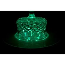 Fortune Products LB-RGBW-6 Super Bright 40 LED Light Base, 6-1/8" Diameter x 1-1/8" Height, Multi-Color