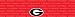 Georgia Bulldogs Team Auto Visor Decal