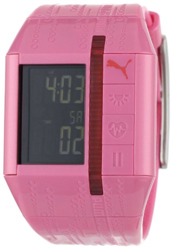 PUMA Women's PU910501008 Cardiac II Metallic Pink Heart Rate Monitor Watch