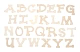 Darice 9181-18 Wooden Casual Day Full Alphabets with Xtras