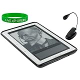 Buy Black Crystal Skin TPU Case and Book light for Barnes and Noble nook E-Reader Reading Device (nook... by Young Micro
