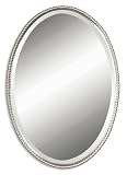 Uttermost 01102 22-Inch by 32-Inch Sherise Oval Mirror