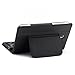 SUPERNIGHT(TM) Wireless Bluetooth Silicone Keyboard PU Leather Tablet Stand Case for Samsung Galaxy Tab 3 7.0 inch 7'' T210 T211 P3200 P3210-Black