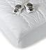 Sunbeam Camelot Haven 300-Thread-Count Cotton Queen SlumberRest Heated Mattress Pad, White Image