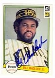 Bill Madlock Autographed/Hand Signed Baseball Card (Pittsburgh Pirates) 1982 Donruss #653