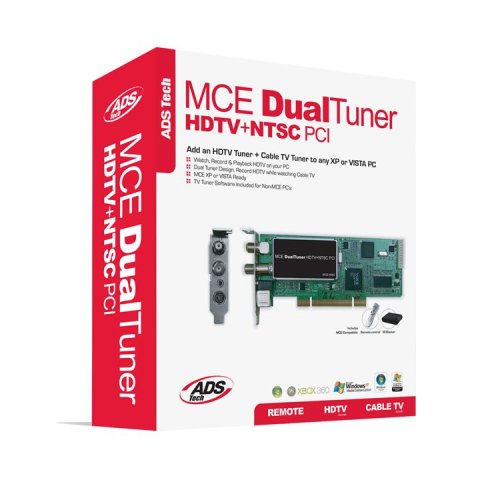 ADS MCE-4000-EF Dual Tuner PCI HDTV Tv Tuner NTSC