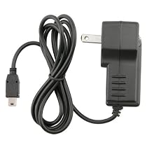 Travel Charger for Creative Zen Vision V Plus, Black
