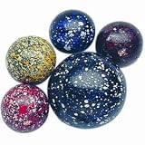 Mega Marbles - GALAXY MARBLES NET (1 Shooter Marble, 24 Player Marbles & 2 Display Rings)