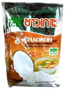 Chaokoh Thai COCONUT MILK POWDER 2oz (Pack of 6)