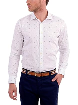 BLUE COAST YACHTING Camisa Hombre (Blanco / Azul)