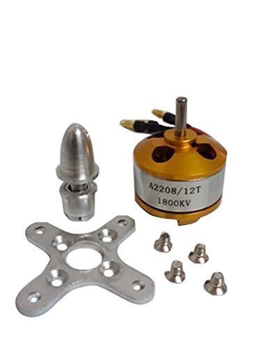 Qunqi A2208 12T 1800KV Brushless Outrunner motor for 200g-500g 3D Flight by Qunqi