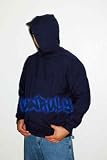 Size: LARGE, Men's NAVY Pullover Hoodies Fleece. 80% Cotton/20% Poly Fashion Sweatshirts Great for Snow/ Winter / Gift!