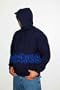 Size: X-LARGE, Men's NAVY Pullover Hoodies Fleece. 80% Cotton/20% Poly Fashion Sweatshirts Great for Snow/ Winter / Gift!