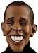 Adult Deluxe Barack Obama Mask