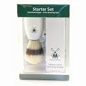 M&Uuml;HLE Shaving Starter Kit With Pure Coloured Bristle Brush
