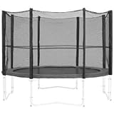 Vortigern Safety Net enclosure for 12ft Trampolines with 8 legs (Poles and Netting)