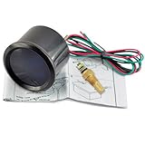 New 52mm 2" Blue Digital LED Black Shell Celsius Water Temperature Temp Gauge