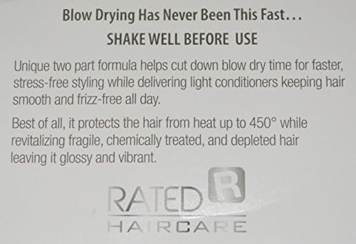 Rated R Blow Dry Me Fast Spray 4 oz (2 pack)