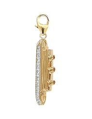 14K Yellow Gold Diamond Cruise Ship Charm