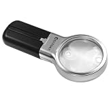 Barska 65mm, 3x Magnifier Handheld/Table Stand with Light