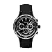 DKNY Men's NY1468 Black Rubber Quartz Watch with Black Dial