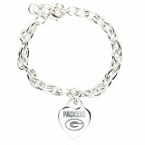 NFL Green Bay Packers Heart-Charm Bracelet