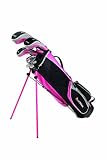 Tour Edge Jr. Bazooka GeoMax Pink Set (Right-Handed 5x2 9-12 Years with Bag)