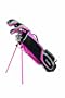 Tour Edge Jr. Bazooka GeoMax Pink Set (Right-Handed 5x2 9-12 Years with Bag)