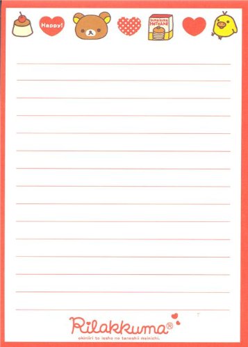 Imagen 5 de Bloc de Notas del Oso Rilakkuma dándose una comilona San-X