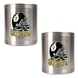 Pittsburgh Steelers 2pc Stainless Steel Can Holder Set- Helmet Logo NFL Football