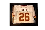 Washington Redskins Football Jersey Display Case with Removable Face and Black Finish Frame