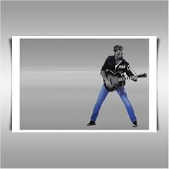 GEORGE MICHAEL CD TRIBUTE A2 Posterkunstdruck als Leinwandkopie, gerahmt