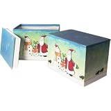 Value Set of 2 - 24 Handmade Christmas Greeting Card Assortment With Decorative Reusable Box, 48 Total Cards