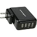 Kensington K38035US 4-Port USB Charger for Mobile Devices