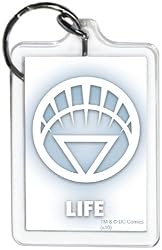 Green Lantern Blackest Night Life Lucite Key Chain
