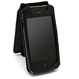 BoxWave Designio Leather iPhone 4 Case (Vertical Flip Cover)