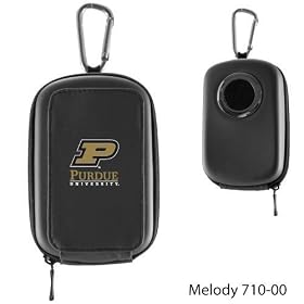 Purdue Boilermakers Melody MP3/MP4/Ipod Case w/Speaker and Clip - Grey w/Digital Print