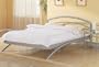 Coaster Modern Contemporary Platform Bed, Silver Metal Finish, Queen