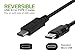 ZTE Max Duo LTE 4G Z963VL / Z962BL - USB Type-C (USB-C) to USB Standard-A Plug (Type-A, USB-A) Cable [3.3 ft] and Atom LED