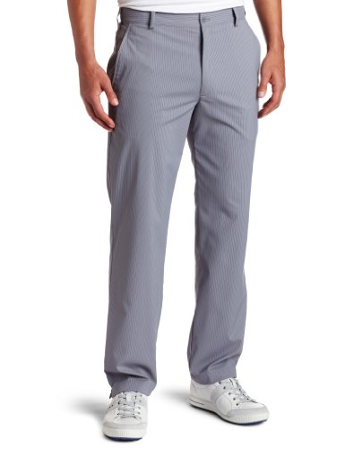 Nike Golf Men's Stripe Drifit Pant ( Cool Grey/White, 