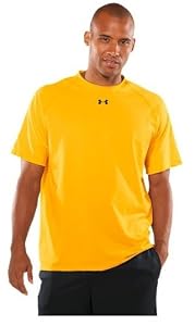 Under Armour&reg; 1000375 Heatgear&reg; UA Tech&reg; Team Adult T Short Sleeve Shirt Vegas Gold Size XX-Large