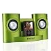 Intempo IDS-01NR-G Green Metallic Speakers and Docking Station with Remote control for iPod and Other MP3 Players