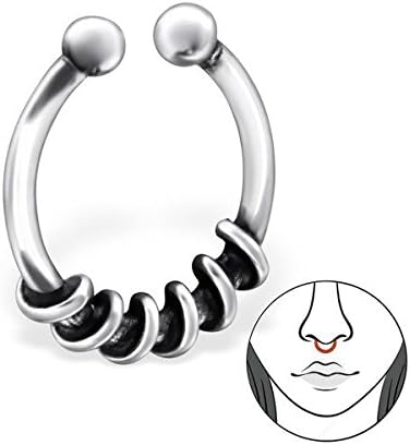 Silver Bali Nose Clip