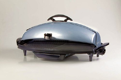 barbecue electrique interieur et exterieur 2000w noir domo